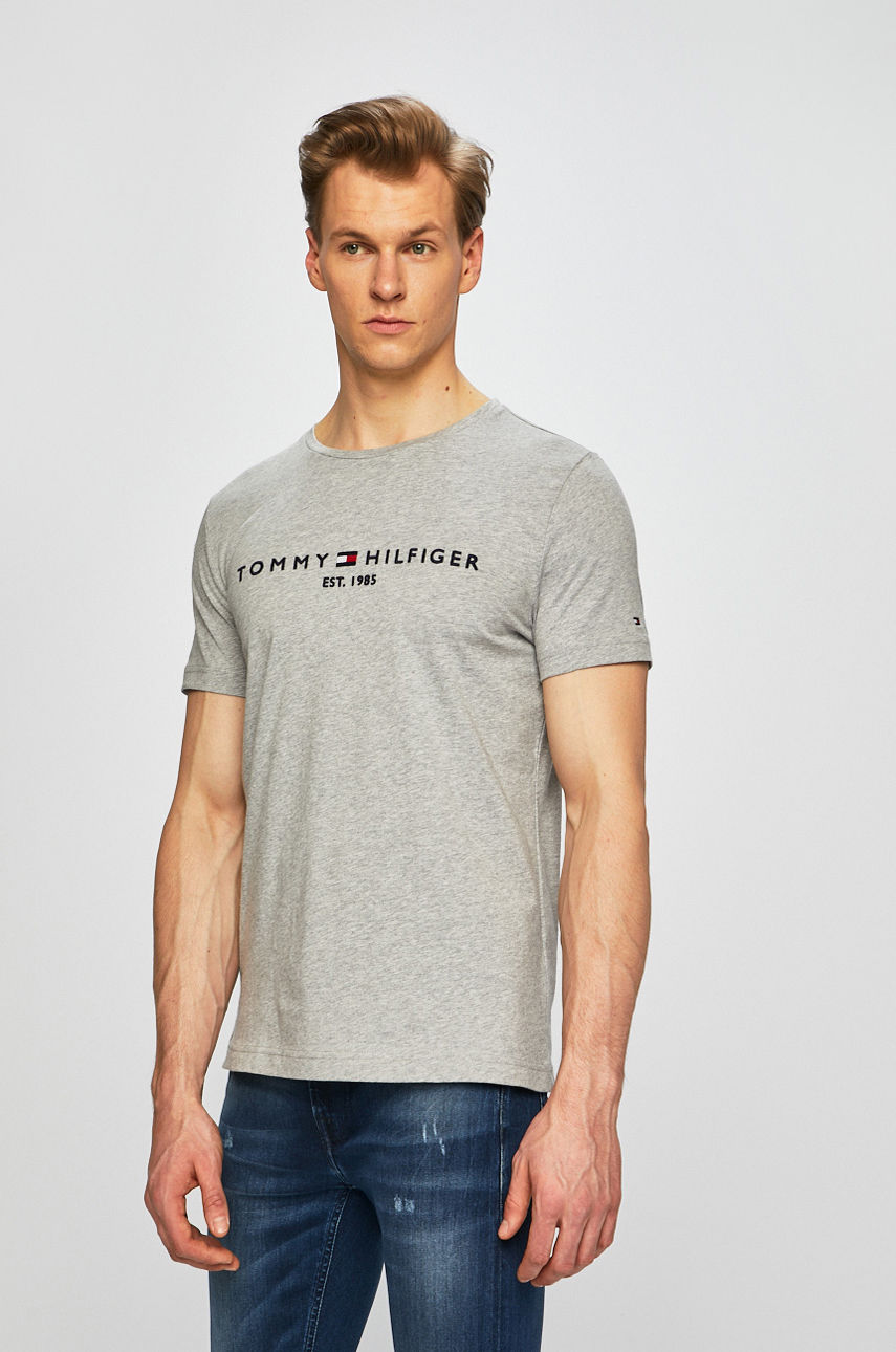 Tommy Hilfiger - T-shirt szary MW0MW11465