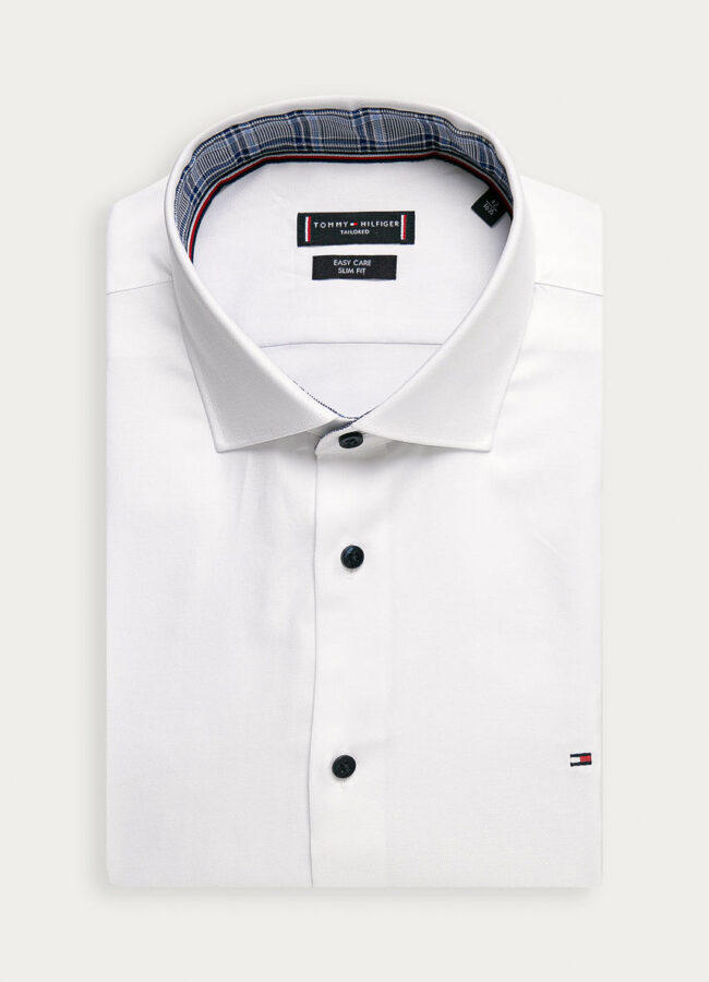 Tommy Hilfiger Tailored - Koszula bawełniana biały TT0TT08326