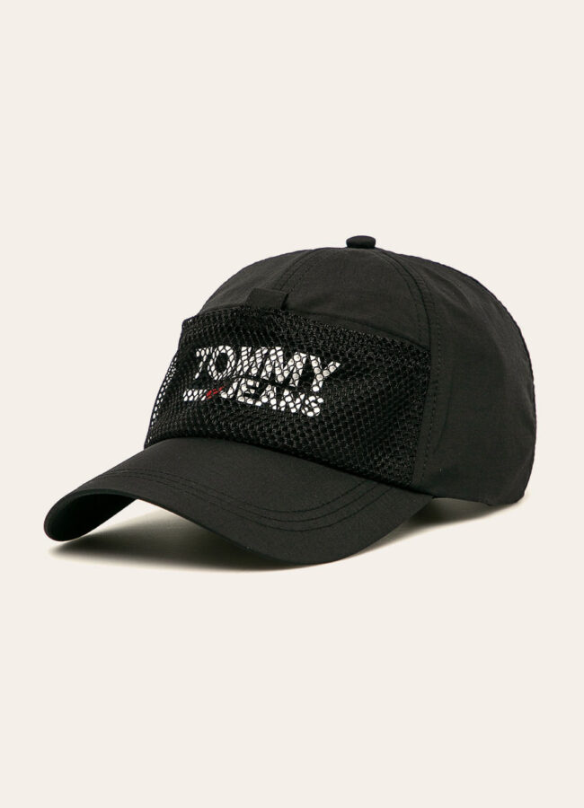 Tommy Jeans - Czapka czarny AM0AM06000
