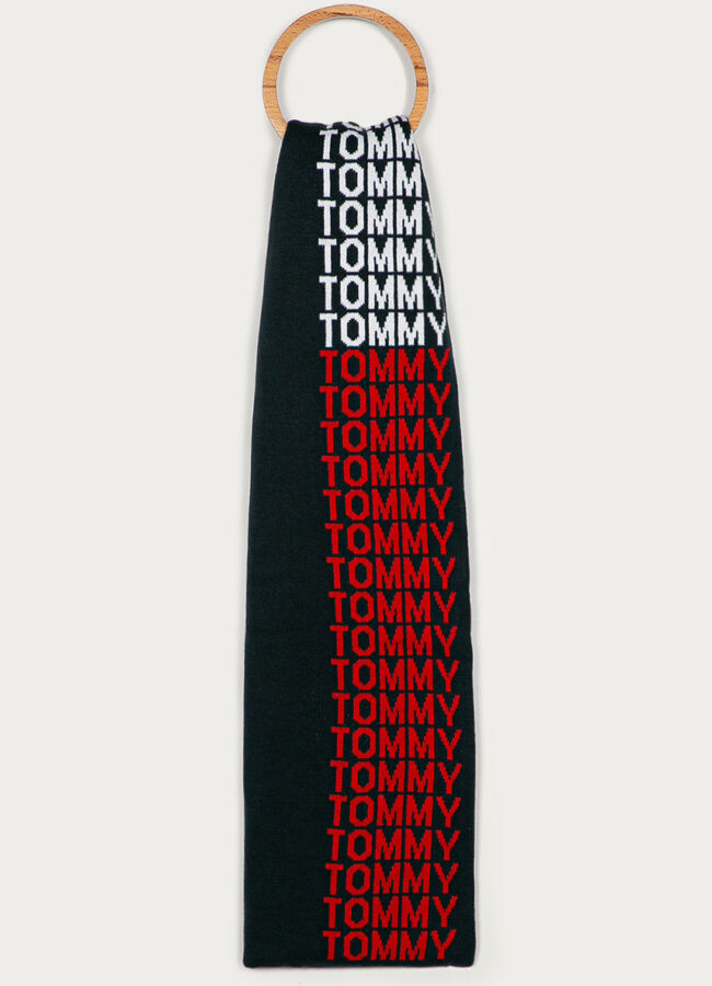 Tommy Jeans - Szalik granatowy AM0AM06678