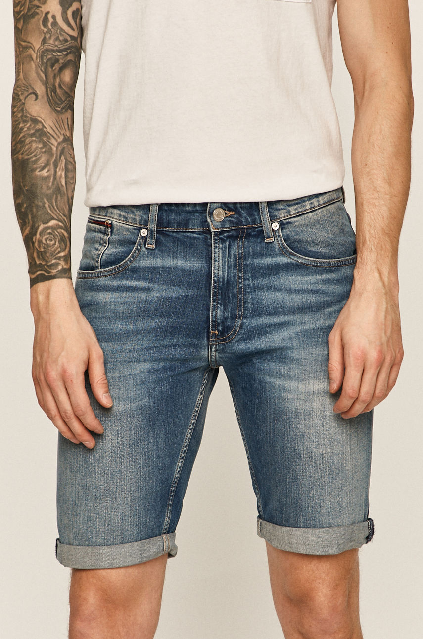 Tommy Jeans - Szorty jeansowe niebieski DM0DM07962