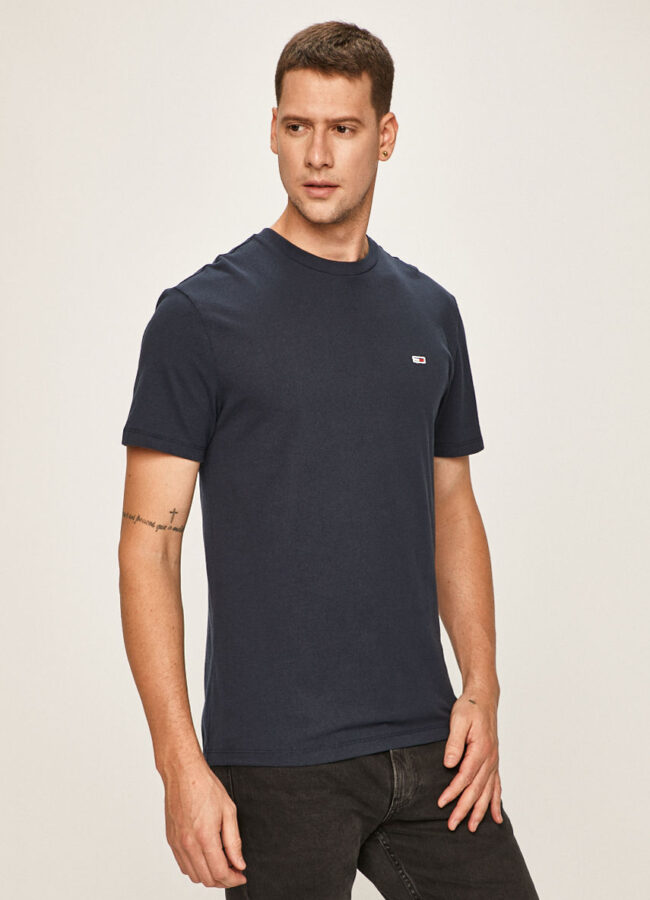Tommy Jeans - T-shirt granatowy DM0DM06061