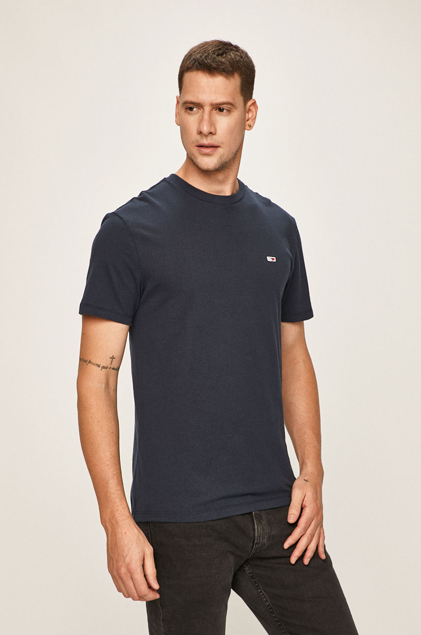 Tommy Jeans - T-shirt granatowy DM0DM06061