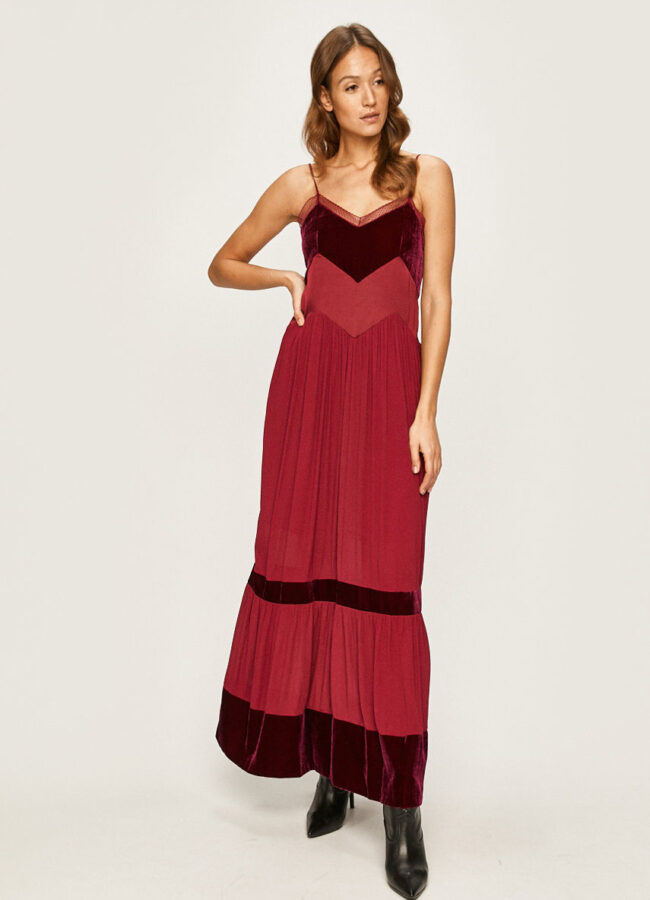 Twinset - Sukienka czerwony 192TT2280.S11318