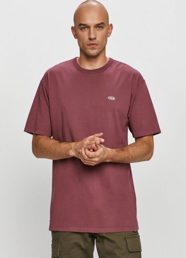 Vans - T-shirt purpurowy VN0A4S2AZR11
