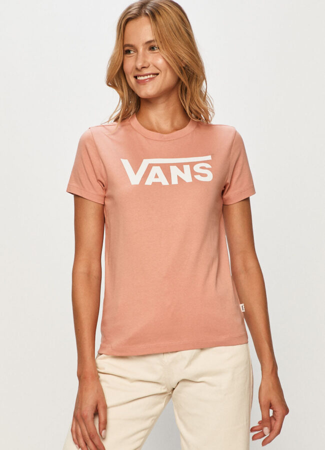 Vans - T-shirt różowy VN0A3UP4ZLS1