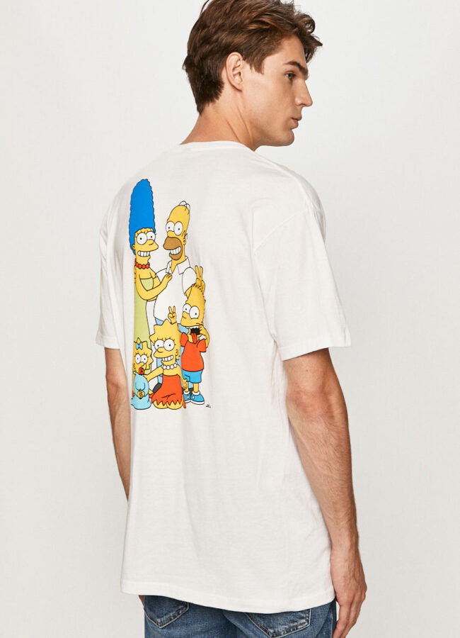 Vans - T-shirt x The Simpsons biały VN0A4RTOZZZ1