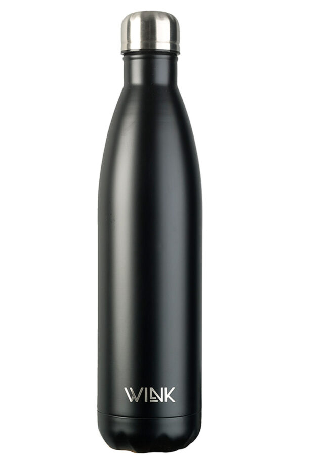 Wink Bottle - Butelka termiczna BLACK 750 czarny BLACK750BLACK750