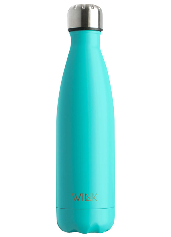 Wink Bottle - Butelka termiczna BLUE jasny niebieski 6C70.928A5BLUE
