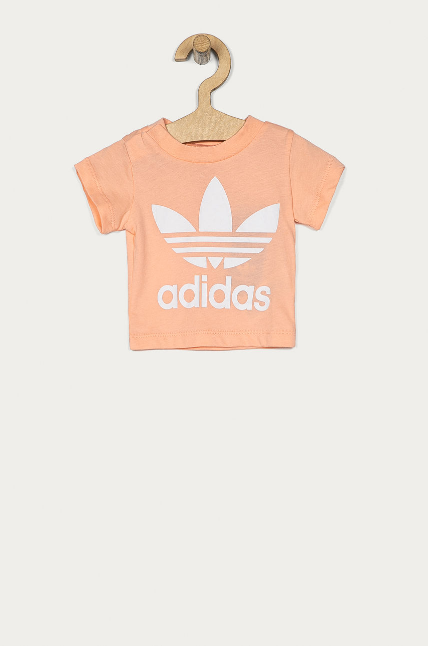 adidas Originals - T-shirt dziecięcy 62-104 cm różowy GN8176