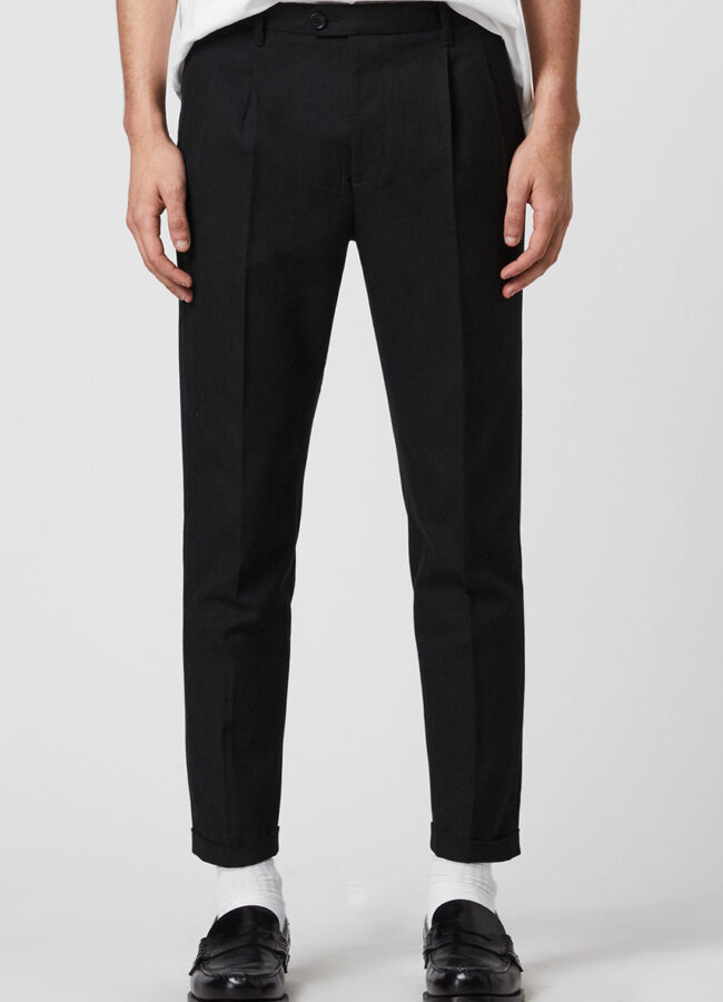 AllSaints - Spodnie Tallis Trousers czarny MM003J