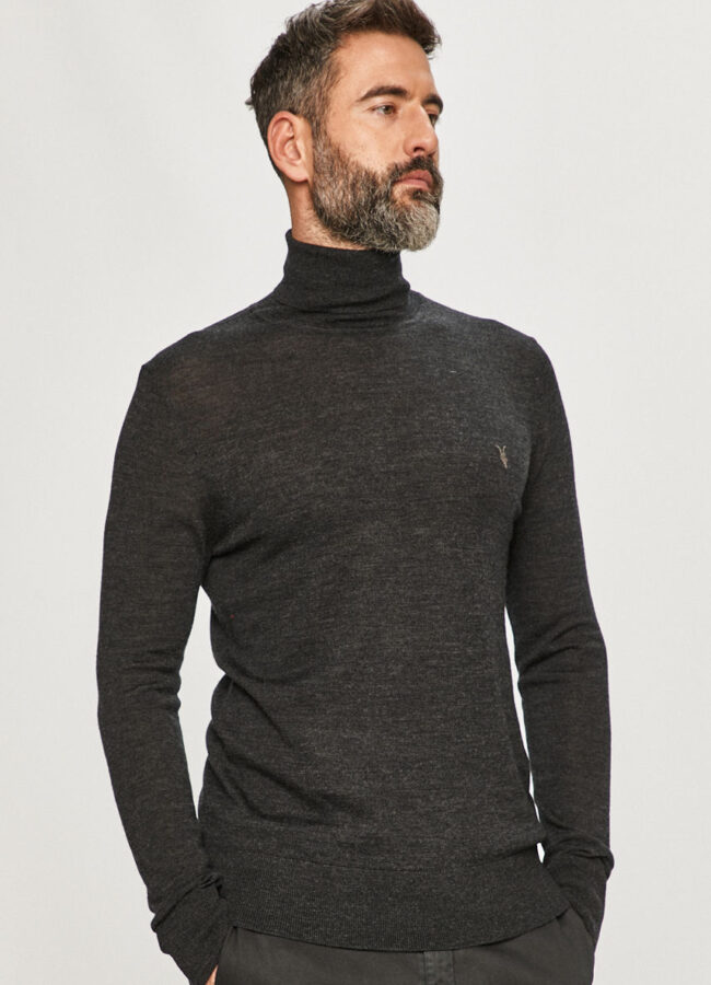 AllSaints - Sweter czarny MK092M