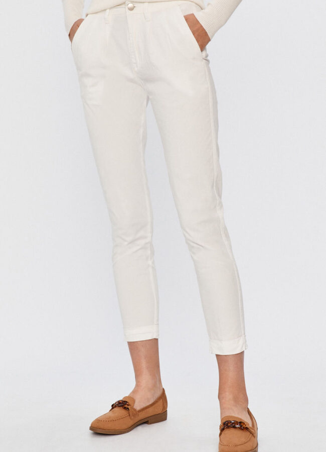 Answear - Spodnie Answear Lab biały Q1848.2.C