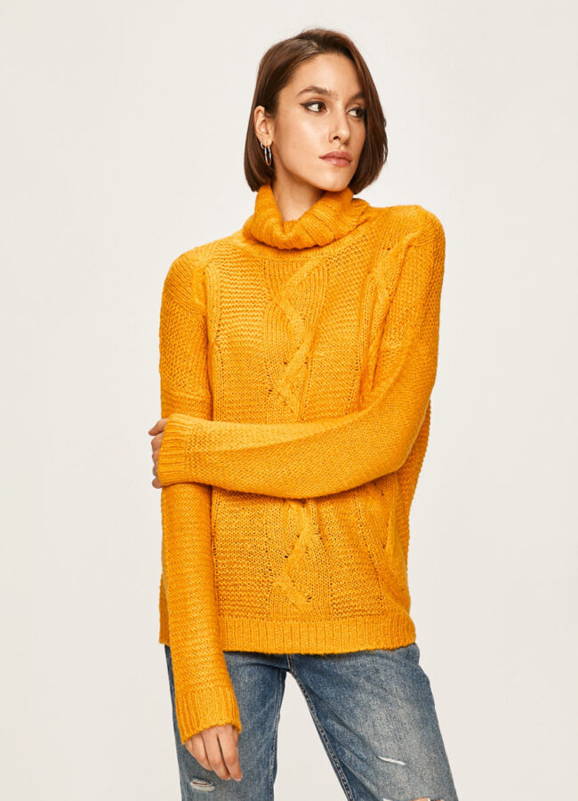 Answear - Sweter żółty LK274HATCH.AA