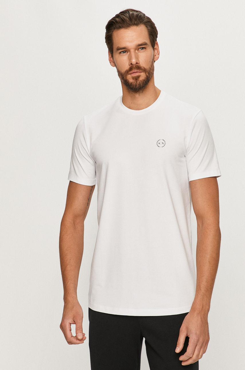 Armani Exchange - T-shirt biały 8NZT84.Z8M9Z