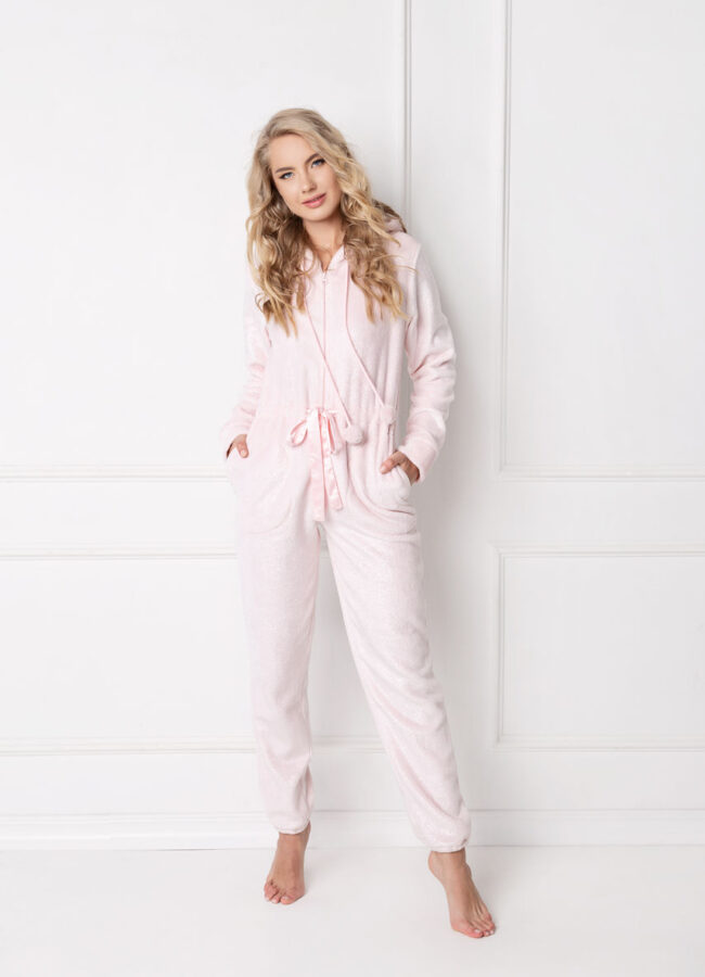 Aruelle - Kombinezon piżamowy Sparkly różowy SparklyKom