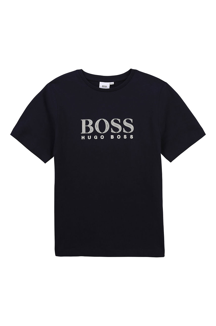 Boss - T-shirt dziecięcy granatowy J25G96.162.174