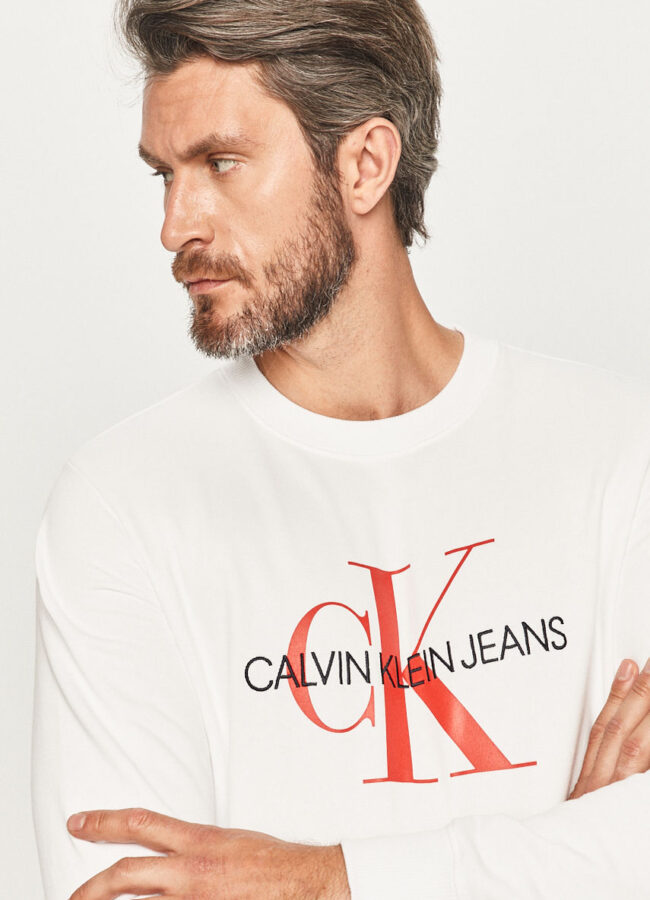 Calvin Klein Jeans - Bluza biały J30J315595