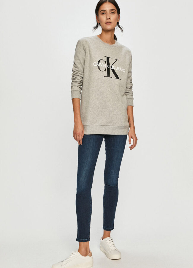 Calvin Klein Jeans - Bluza jasny szary J20J207877.NOS