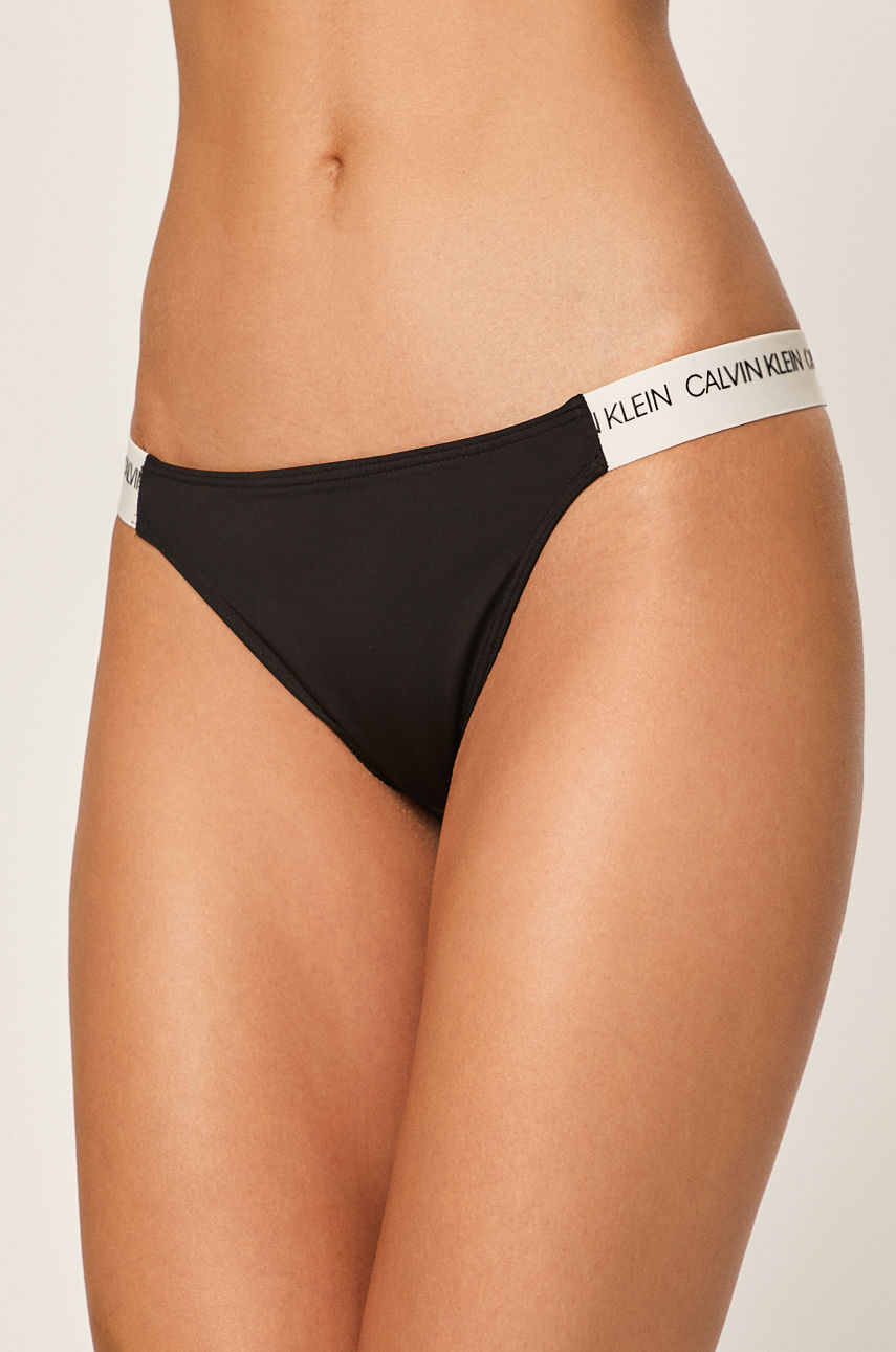 Calvin Klein Jeans - Figi kąpielowe czarny KW0KW00667