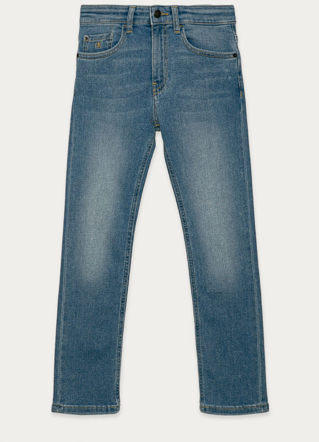 Calvin Klein Jeans - Jeansy dziecięce 140-176 cm niebieski IB0IB00742.4891
