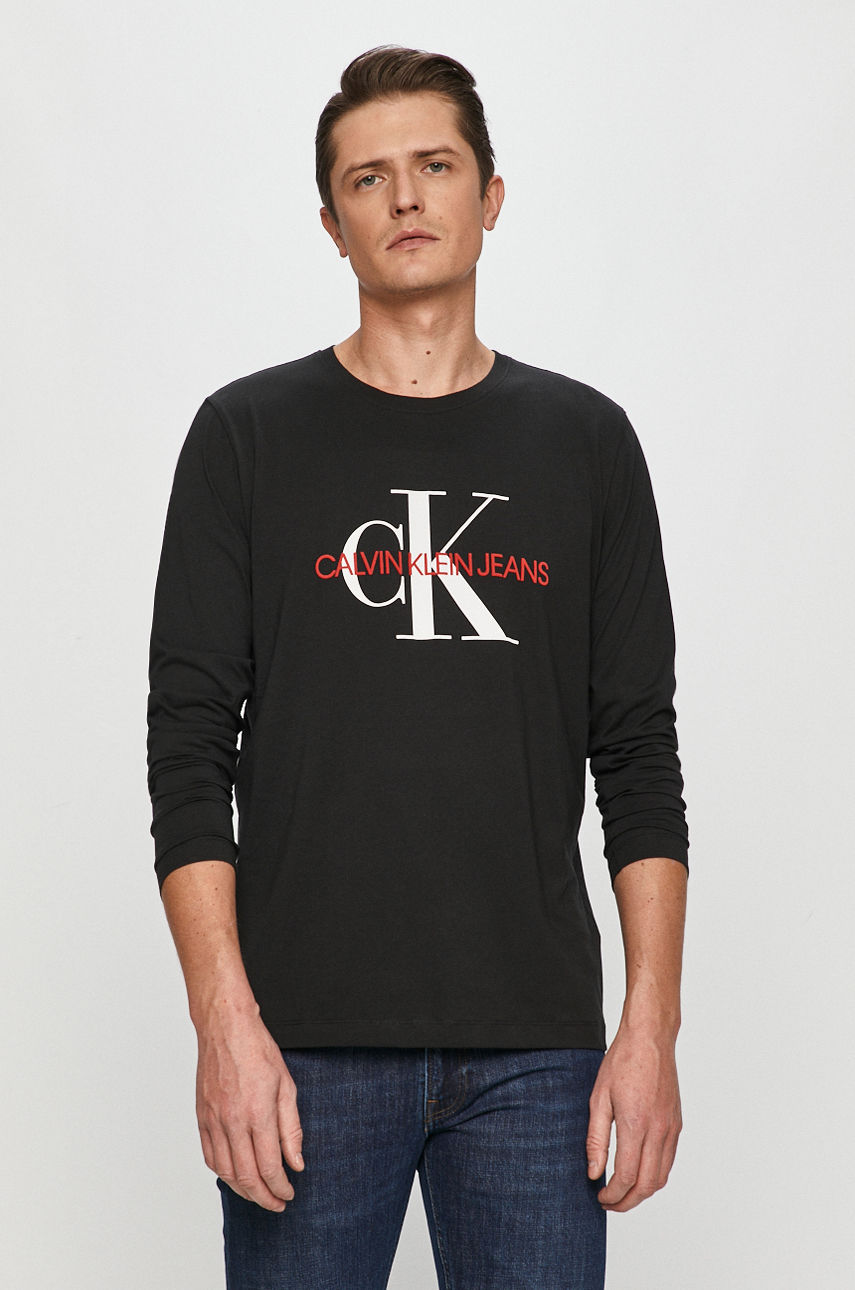 Calvin Klein Jeans - Longsleeve czarny J30J319224