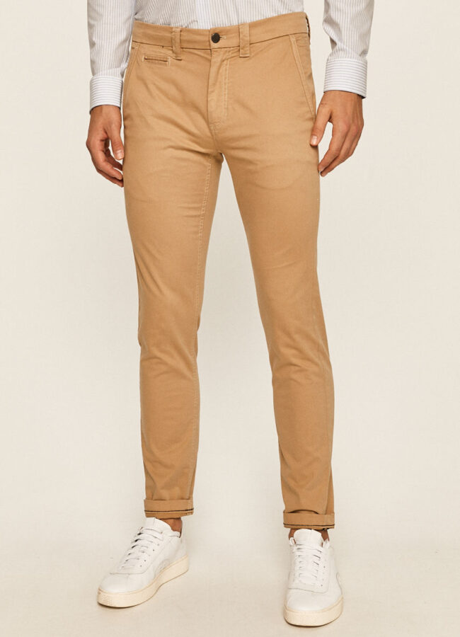 Calvin Klein Jeans - Spodnie beżowy J30J314063
