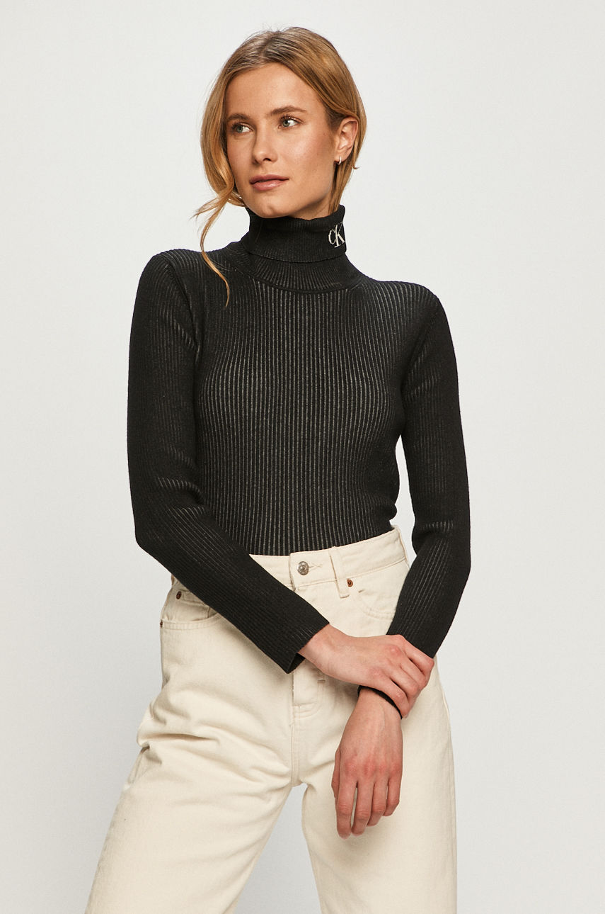 Calvin Klein Jeans - Sweter czarny J20J214821
