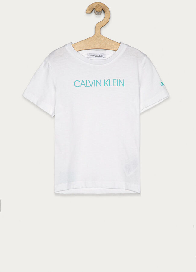 Calvin Klein Jeans - T-shirt dziecięcy 104-176 cm biały IB0IB00347.4891