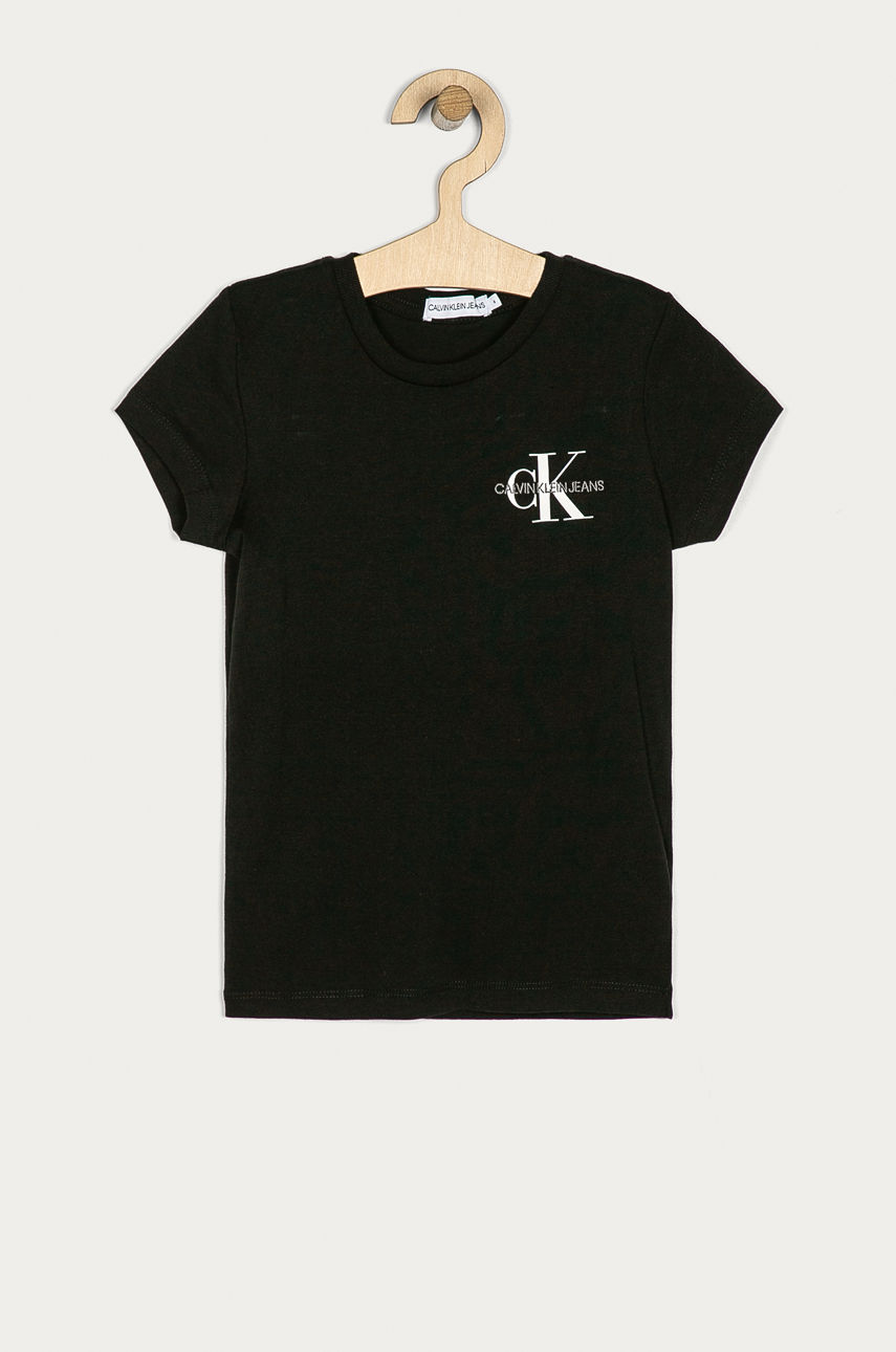 Calvin Klein Jeans - T-shirt dziecięcy 104-176 cm czarny IG0IG00573