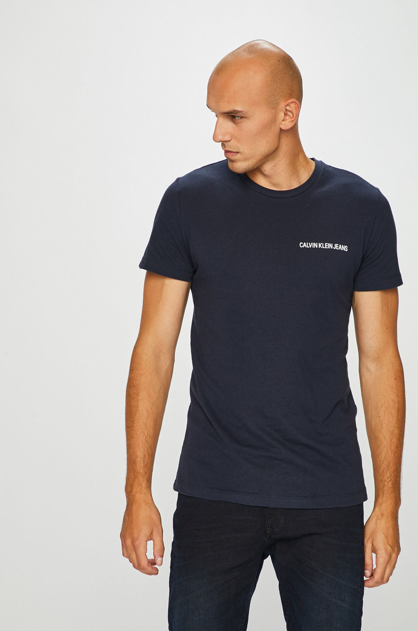 Calvin Klein Jeans - T-shirt granatowy J30J307852