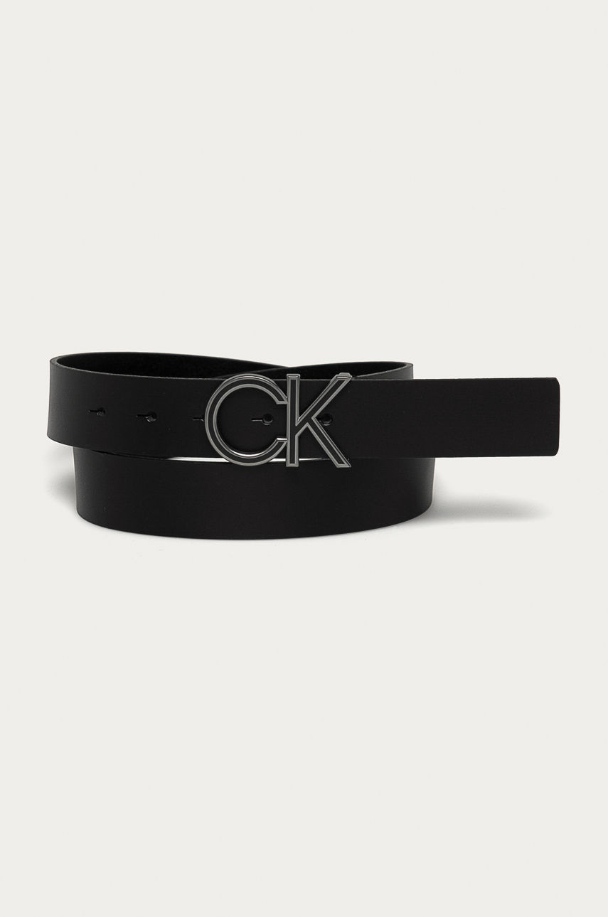 Calvin Klein - Pasek skórzany czarny K50K506867.4891