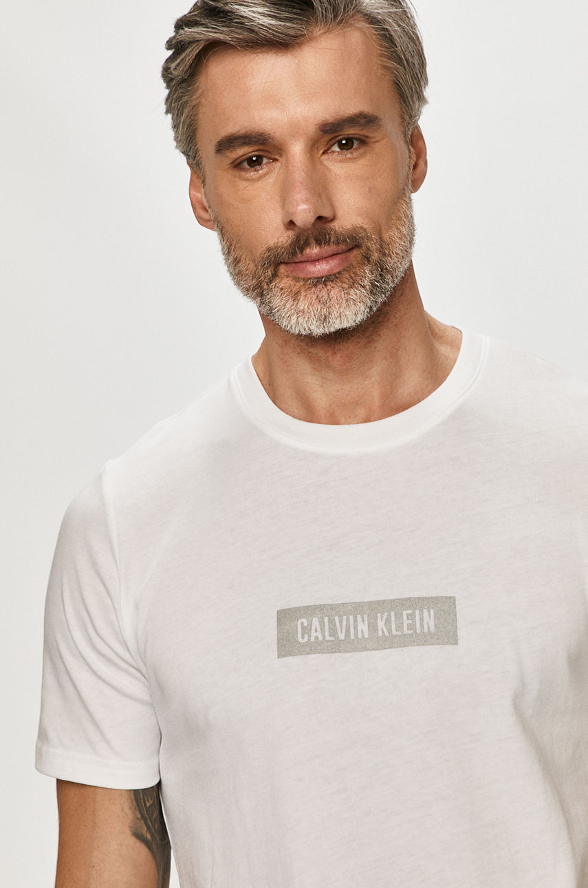 Calvin Klein Performance - T-shirt biały 00GMS1K142.4891