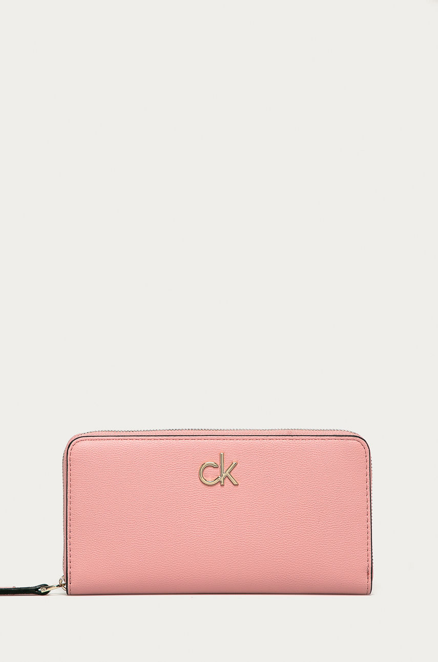 Calvin Klein - Portfel różowy K60K607180.4891