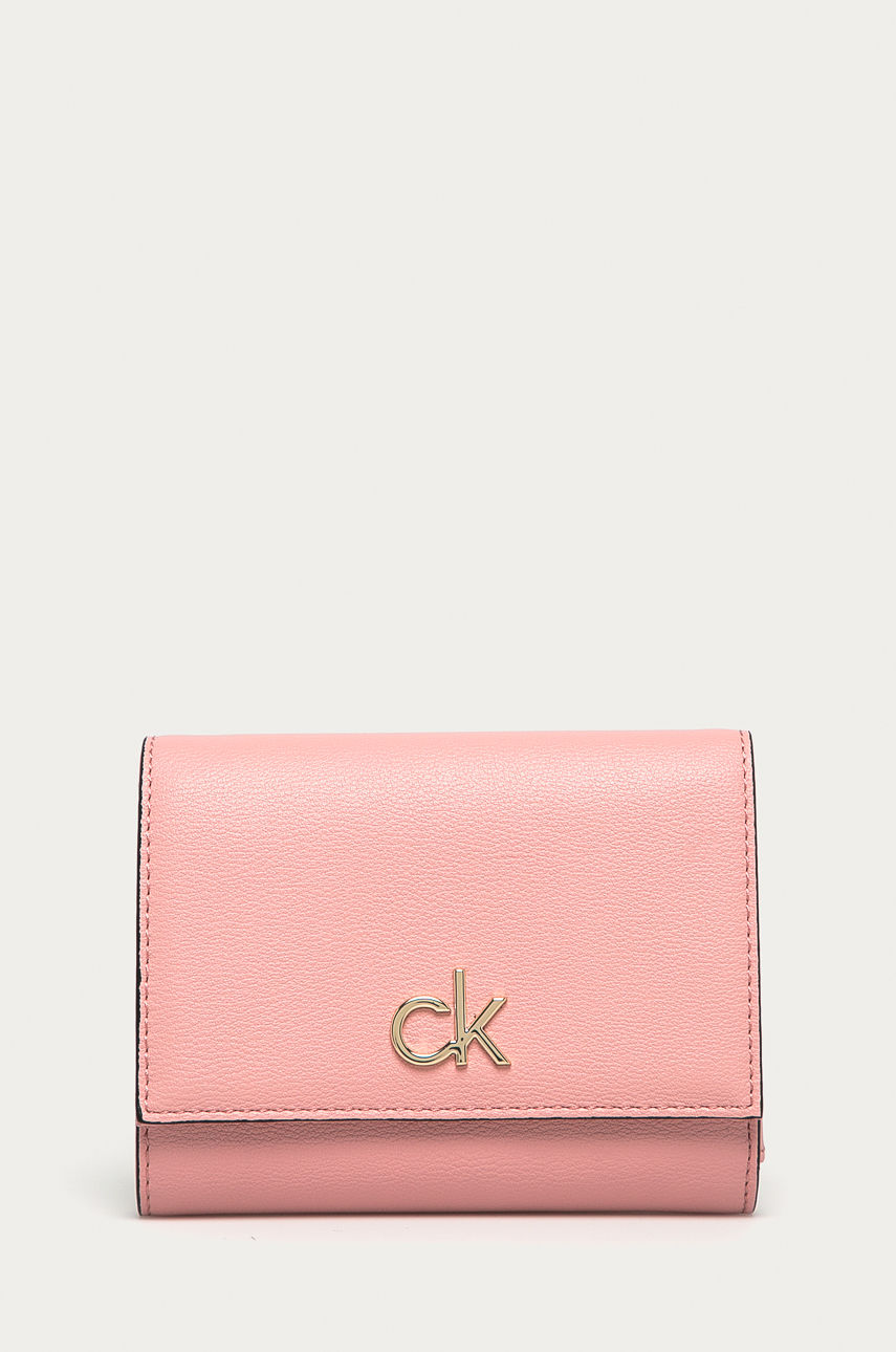 Calvin Klein - Portfel różowy K60K607181.4891