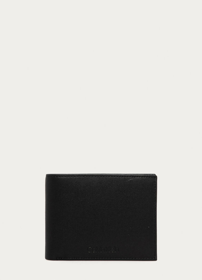 Calvin Klein - Portfel skórzany czarny K50K505703