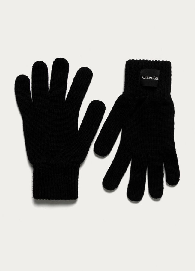 Calvin Klein - Rękawiczki czarny K60K608165
