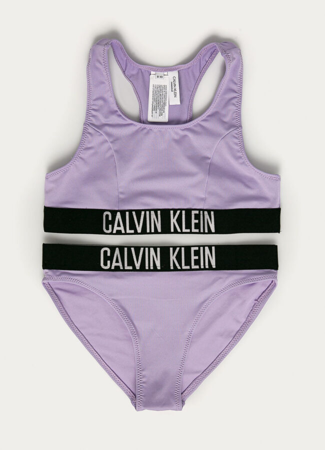 Calvin Klein - Strój kąpielowy dziecięcy 128-176 cm winogronowy G80G800400.4891