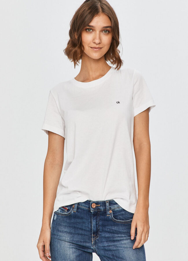 Calvin Klein - T-shirt biały K20K202132