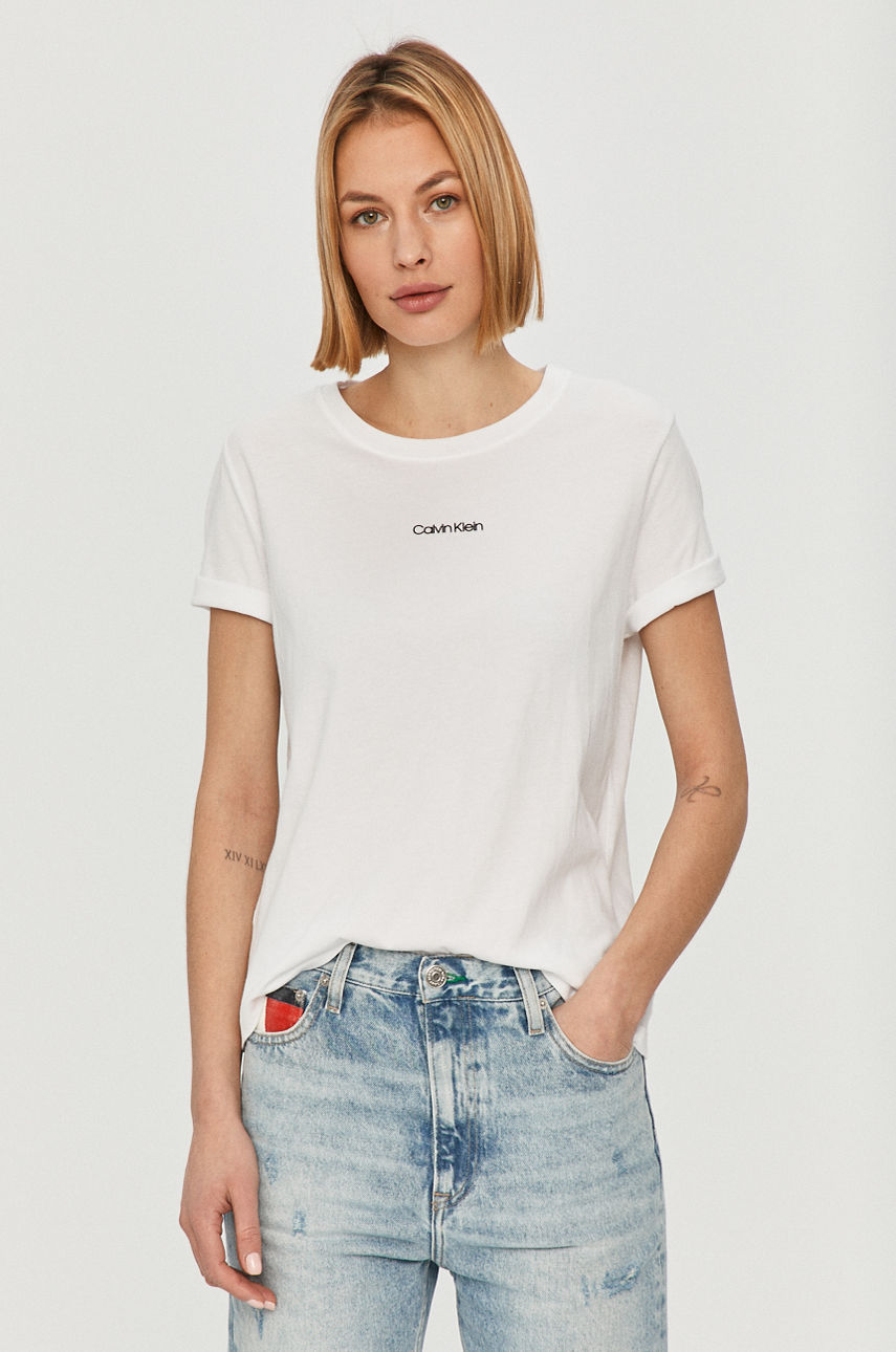 Calvin Klein - T-shirt biały K20K202912.4891