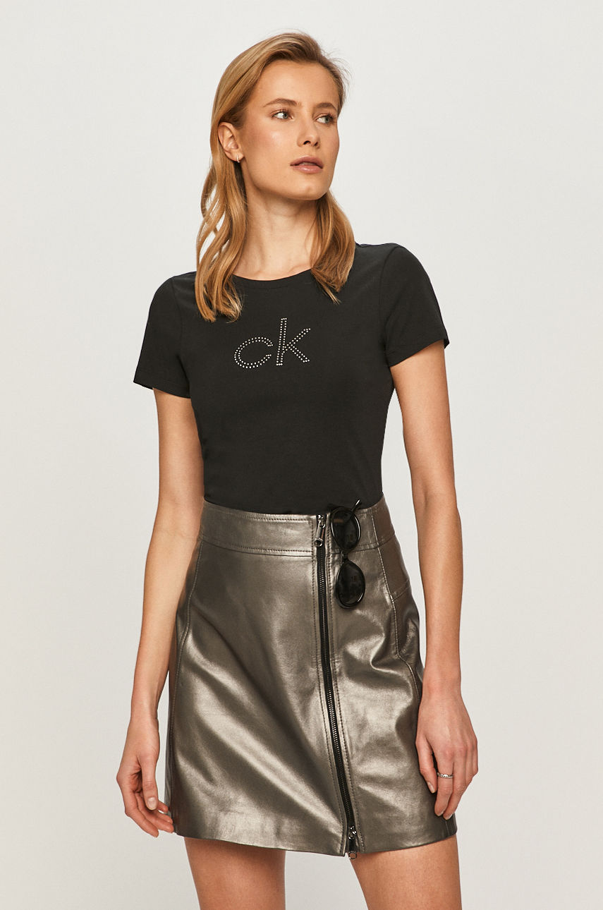 Calvin Klein - T-shirt czarny K20K202155