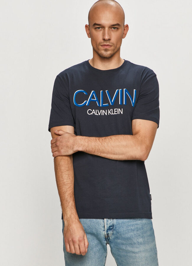 Calvin Klein - T-shirt granatowy K10K105569