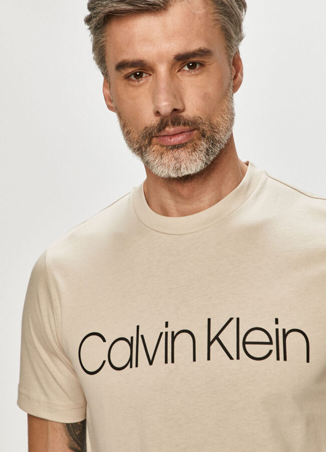 Calvin Klein - T-shirt piaskowy K10K103078.4891