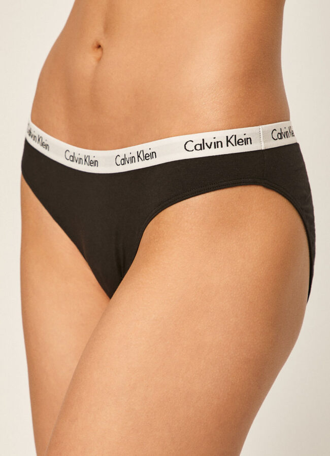 Calvin Klein Underwear - Figi (3-pack) czarny 000QD3588E