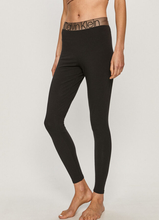Calvin Klein Underwear - Legginsy piżamowe czarny 000QS6512E