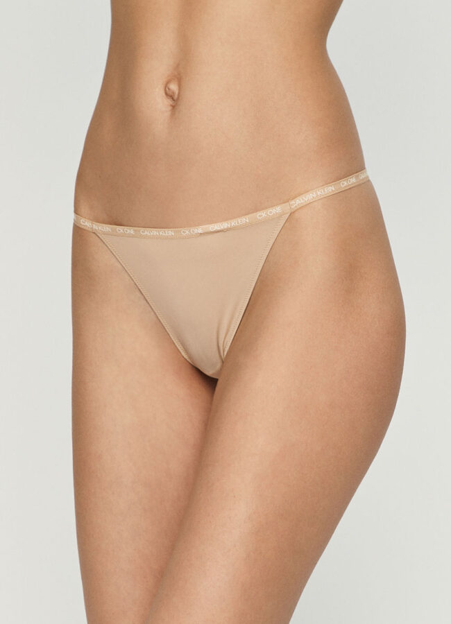 Calvin Klein Underwear - Stringi (2-pack) cielisty 000QD3807E