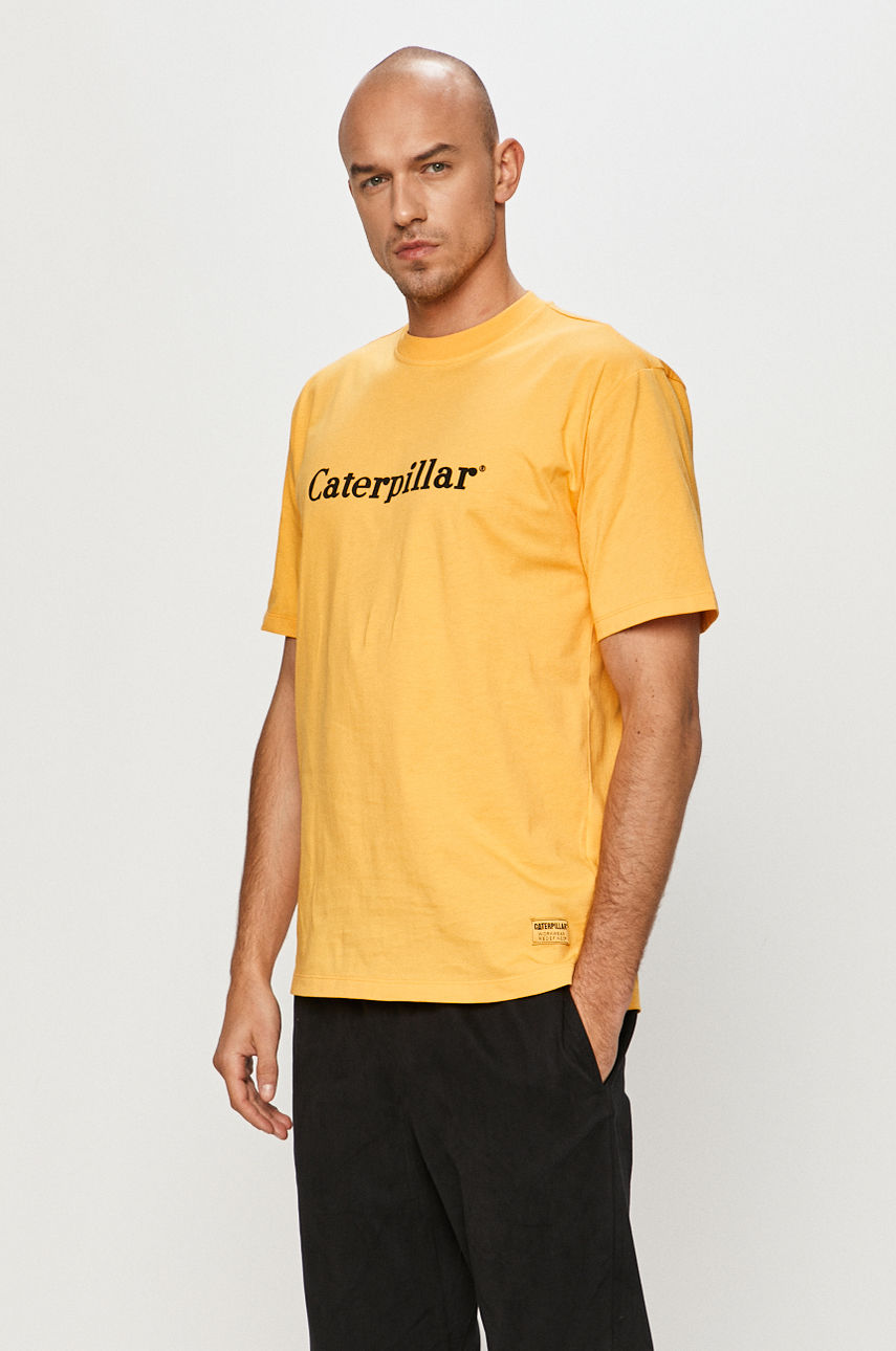 Caterpillar - T-shirt żółty 2511729.12405