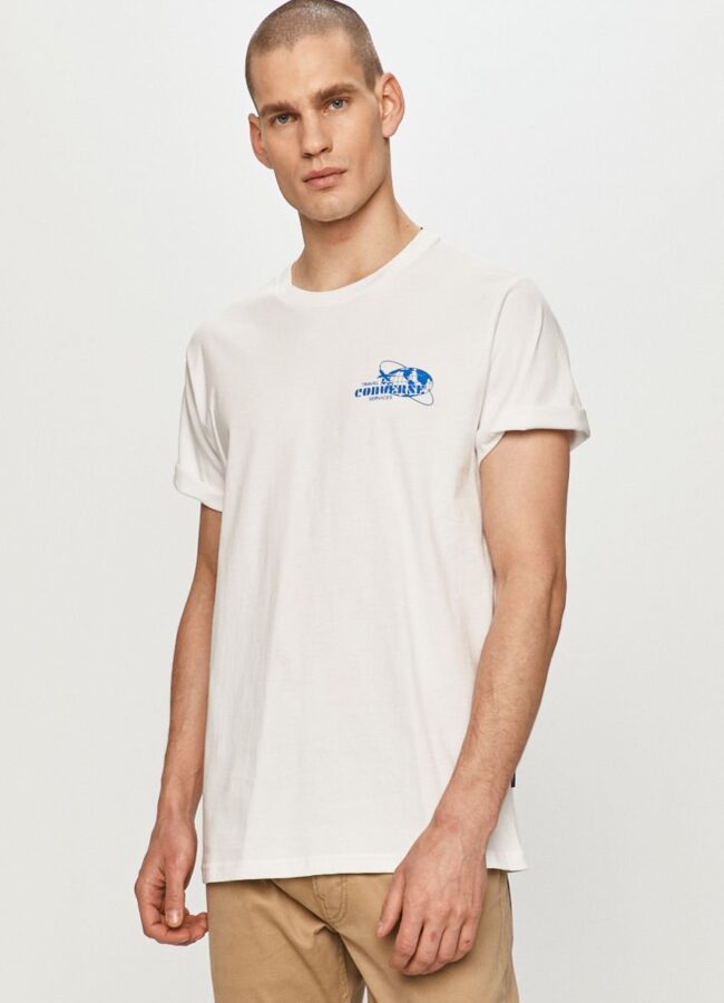 Converse - T-shirt biały 10021118.A02