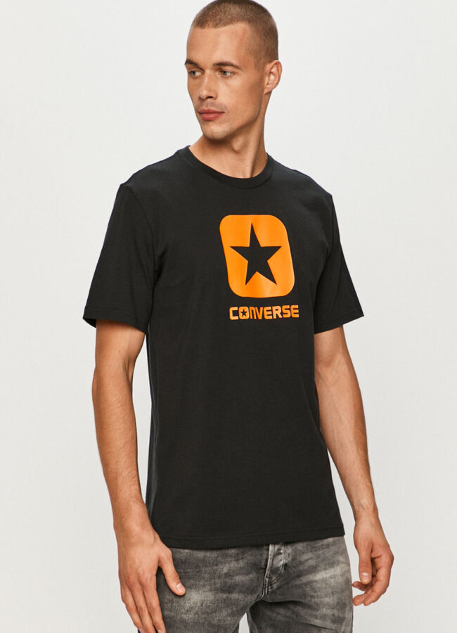Converse - T-shirt czarny 10019936.A02
