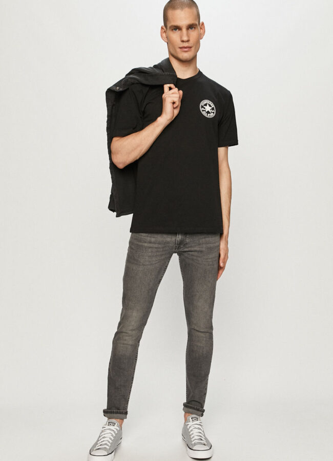 Converse - T-shirt czarny 10021631.A01